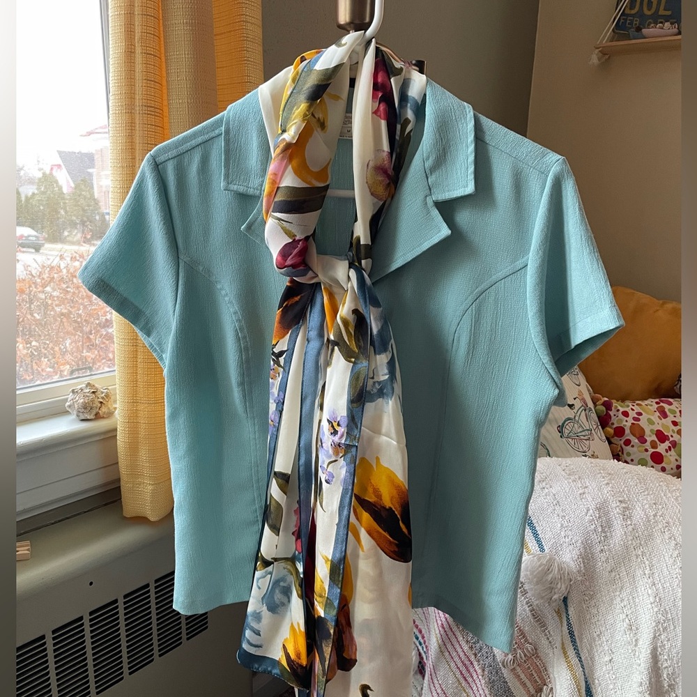 Vince camuto silk accent scarf